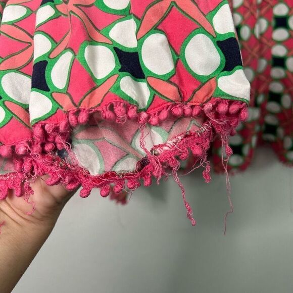 Crown & Ivy Multicolor Tassel Tie Front Bell Sleeve Rayon Blouse Women’s Size 3X - Picture 4 of 11